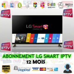 abonnement smart iptv LG 12 mois