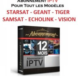 abonnement iptv starsat geant tiger samsat echolink vision