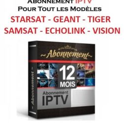 abonnement iptv starsat geant tiger samsat echolink vision