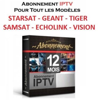 abonnement iptv starsat geant tiger samsat echolink vision