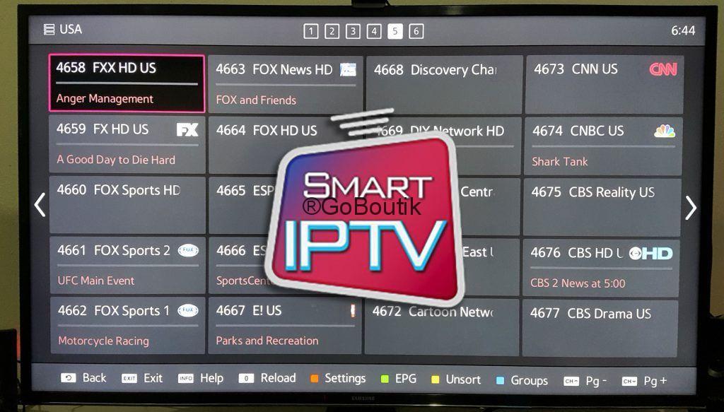 configurer smart iptv samsung