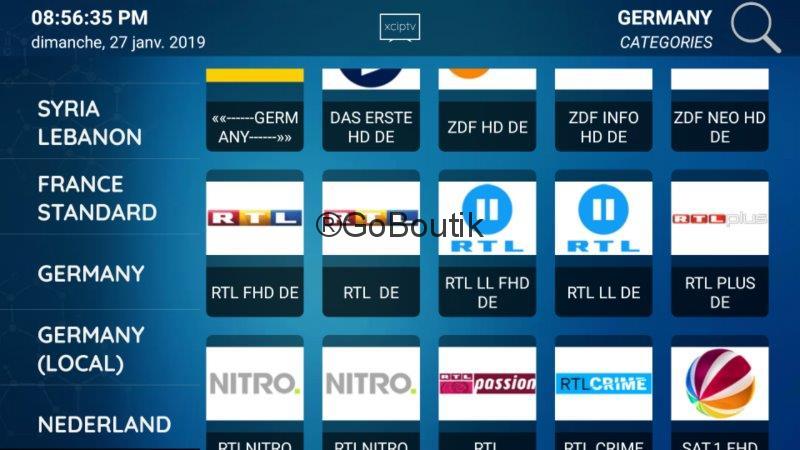 comment configurer xciptv player