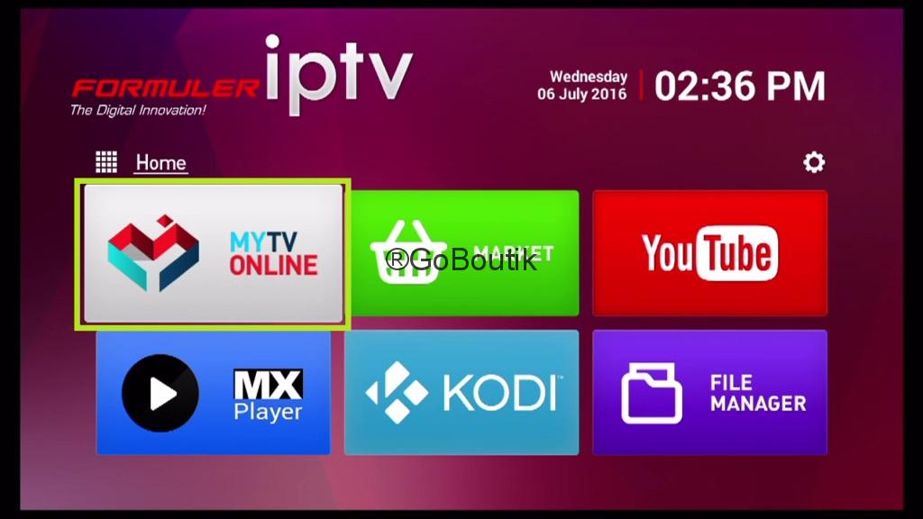 configure abonnement iptv Formuler Z