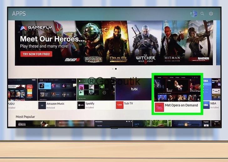comment installer application samsung smart tv
