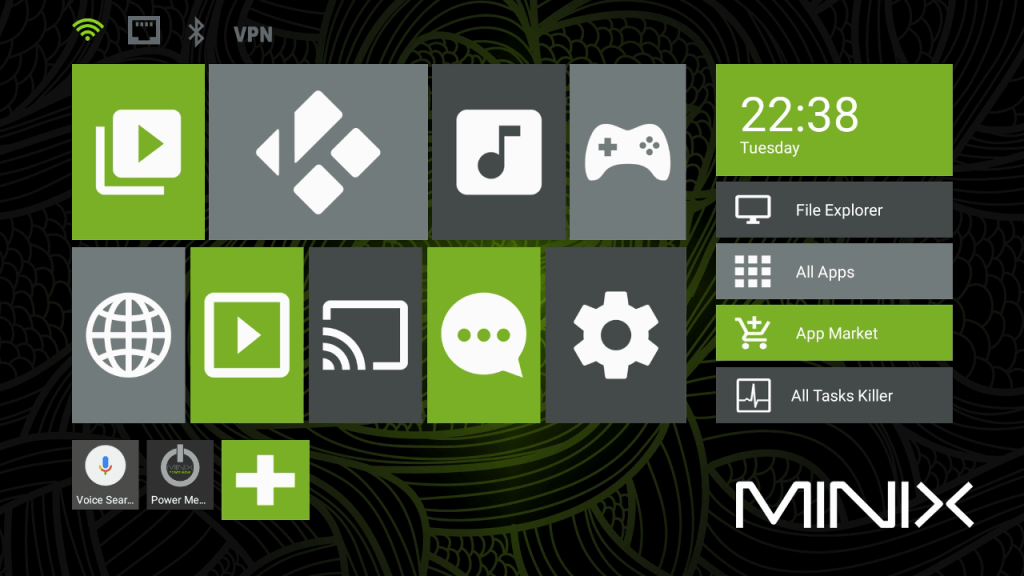 minix neo u1 dashboard